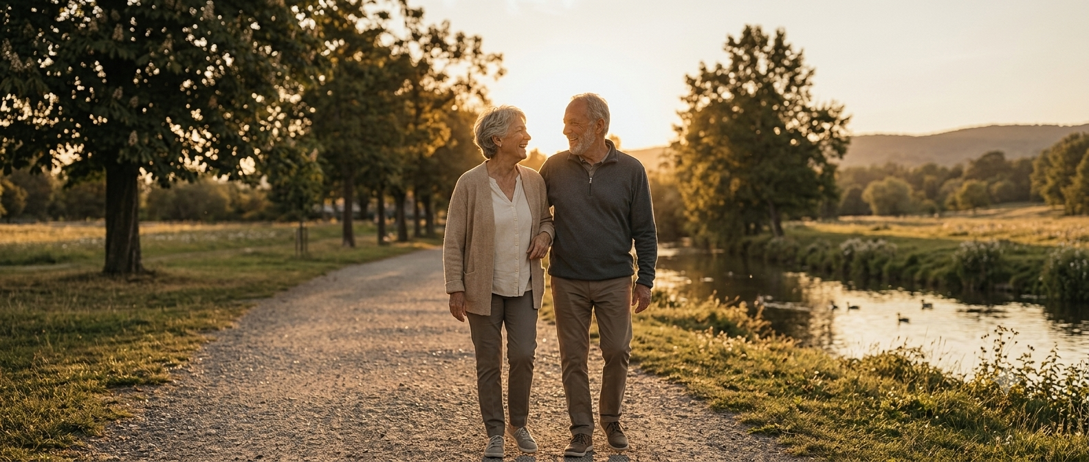 A patient and their family in a warm clinical setting, receiving news of a successful treatment outcome — the realized value of trusted research data